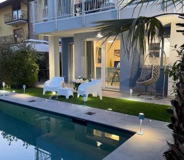 Desenzano del Garda Apartment | Villa Karolina: 4-Star Haven with Pool and Hot Tub