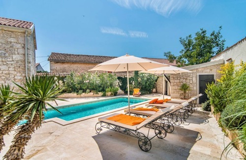 Municipality of Sveti Lovrec Villa | Relax at Villa Klosta - Four Bedroom Getaway with Pool