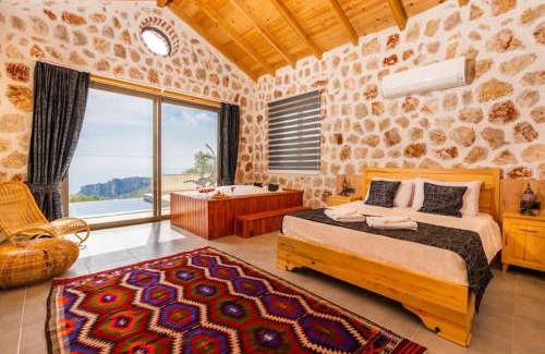 Patara Villa | Eco-Friendly Villa Kontes in Kalkan with Pool & Hot Tub