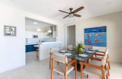 Telchac Puerto House | Villa Kuxtal: Oceanfront Retreat with Spa and Breakfast