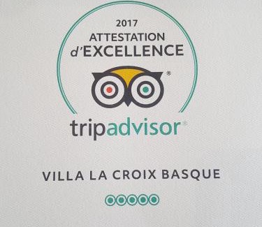 Ciboure Bed & Breakfast | Oceanfront Villa La Croix Basque: 4-Star Guest Favorite