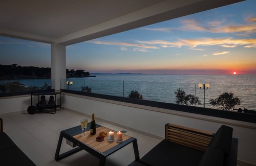 Petrcane Villa | Villa La Thea: Oceanfront Haven with Private Pool & More