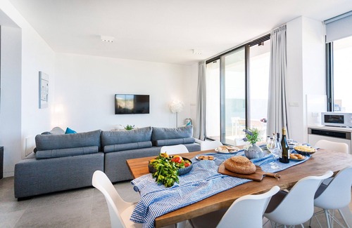 Kissonerga Villa | Beachfront Oasis with Heated Pool & Hot Tub Near Dining