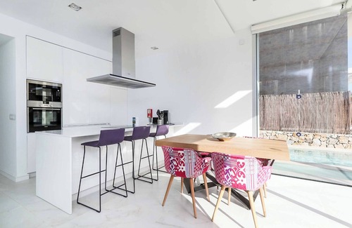 Diputacion de Rincon de San Gines Villa | Villa Las Dalias 1: Family-Friendly Retreat with Pool & Spa