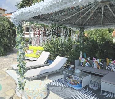 Fabron Apartment | Villa le Mazet, Nice, piscine, vue mer, Promenade des Anglais, Baie des Anges