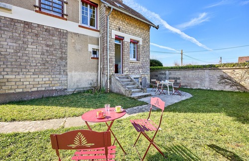 Bernieres-sur-Mer House | Villa Les Mouettes - A 50 m de la plage
