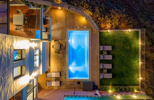 Katochori Villa | Villa Lia: Private Ecologic Pool with Breathtaking Views