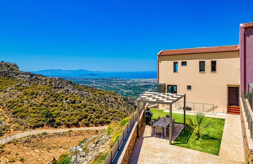 Katochori Villa | Villa Lia: Private Ecologic Pool with Breathtaking Views