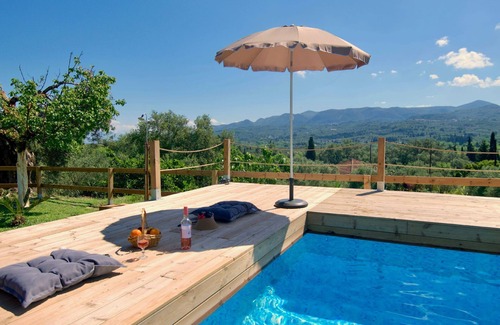 Termenades House | Relax at Villa Limoncello with Pool and Family Amenities