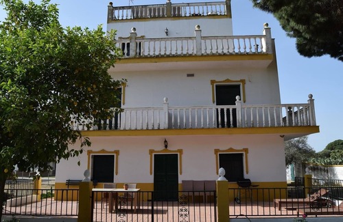Marchena Villa | Villa Los Pinos: Relax by the Pool with Wi-Fi & Garden