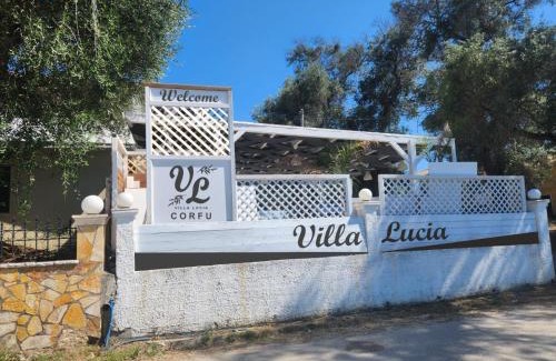 Agios Georgios Pagon Apartment | Villa Lucia: Pet-Friendly Oceanfront Escape with Hot Tub