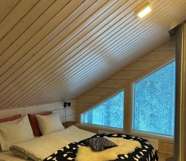 Akaslompolo Apartment | Guest Rated Villa LumiHelmi A & B with Hot Tub Amenities
