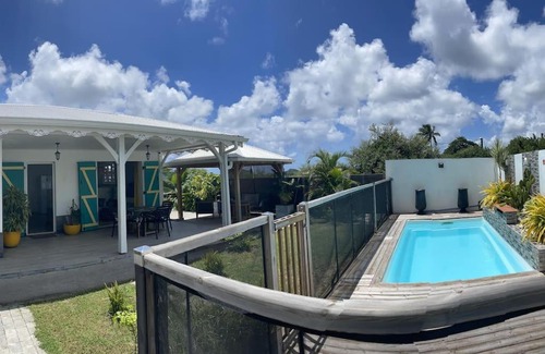 Sainte-Anne Villa | Welcoming Villa Lyséridia in Sainte-Anne with Pool