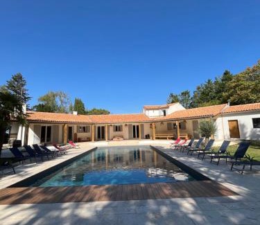 Saint-Georges-des-Coteaux Villa | Villa Martinière: 4-Star Stay with Pool & Pet-Friendly Perks