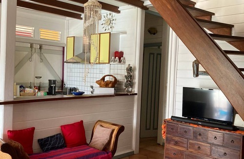 Sainte-Anne Villa | Experience Villa Mahogany: Oceanfront Bungalow Retreat