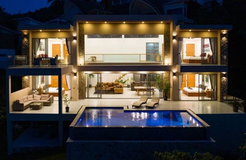 Lamai Villa | Villa Majesta: Scenic 4BR Pool Retreat with Spa & Breakfast