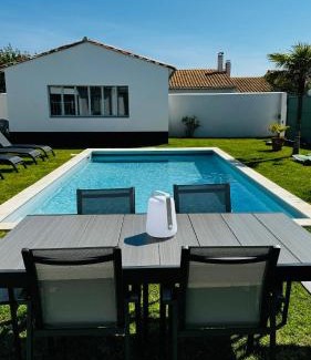 Sainte-Marie-de-Re House | Relax at Villa Marcus: Oceanfront Oasis with Pool