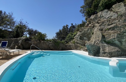 Forio Villa | Villa Marecoco: Ocean View Retreat with Private Pool & Spa