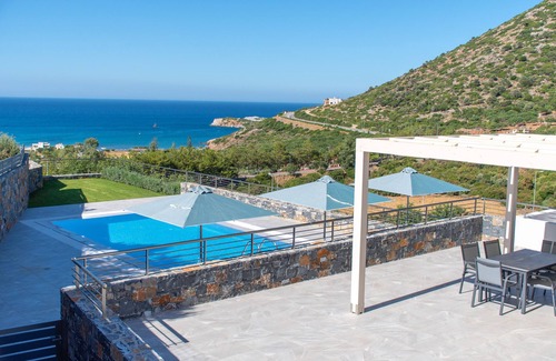 Vlichada Villa | Villa Marine: New Villa with Private Pool & Ocean Views