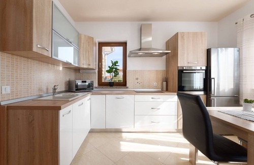 Kastelir-Labinci Villa | Villa Marko Kastelir: Seaview with Private Pool & Hot Tub
