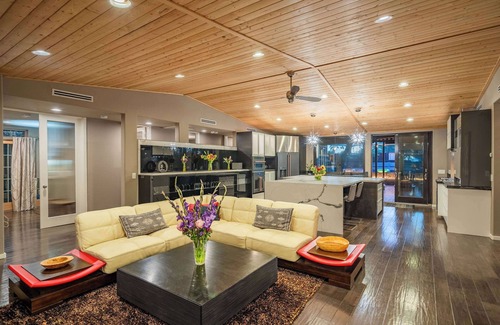 Village Grove Villa | Villa Medano: Designer Retreat with Infinity Pool & Spa