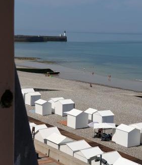 Mers-les-Bains Apartment | Oceanfront Villa Mignon: Guest Rated 9/10 with Sea Views