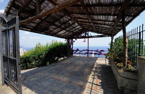 Conca dei Marini Villa | Villa Miramare: Poolside Retreat with Ocean View Awaits