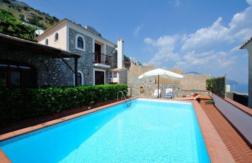 Conca dei Marini Villa | Villa Miramare: Poolside Retreat with Ocean View Awaits