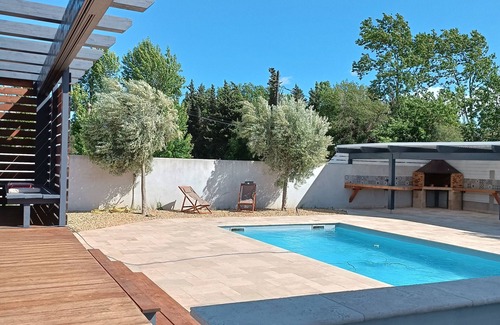 Salleles-d'Aude Villa | Modern Villa with Pool Near Narbonne for Family Getaways