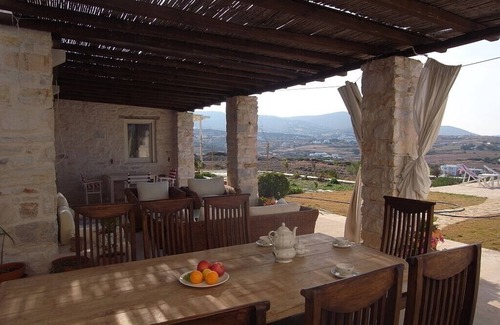 Naousa Villa | Villa Naousa: Ideal Family Retreat with Pool & Ocean Views