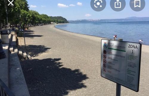 Lake Bracciano Villa | Villa Nazza: Oceanfront Retreat with Private Beach Access