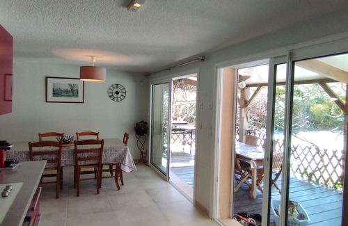 Sanguinet Villa | Idyllic Villa by Lake: Heated Pool & Pet Friendly Retreat