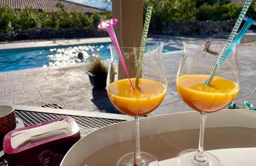 Joyeuse Villa | Villa Neuve avec Piscine Privée Chauffée et sa superbe terrasse