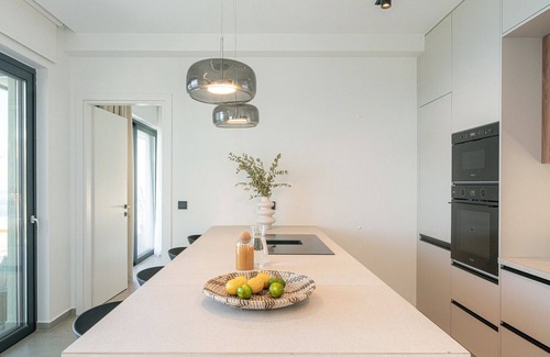 Kalamitsi Villa | Villa 'Nimbus Villas' with Sea View, Wi-Fi and Air Conditioning