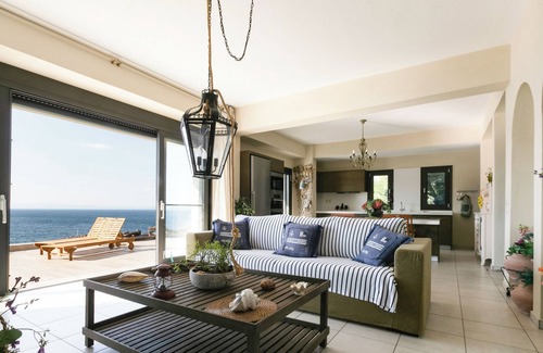 Kassandra Villa | Villa Nora: Guest Rated 10/10 with Ocean View & Garden