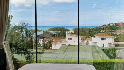 Choeng Mon Villa | Villa Obsidian: Sea View Retreat with Pool & Spa Access
