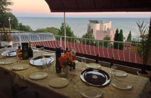 Saints Constantine and Helena Villa | Relax at Villa Olymp with Ocean View & Pool Amenities