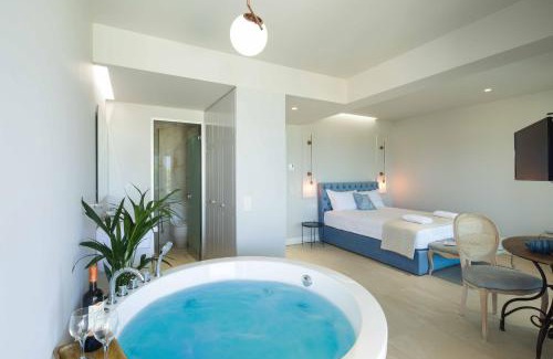 Dassia Villa | Villa Onore: 4-Star Haven with Pool & Oceanfront Views