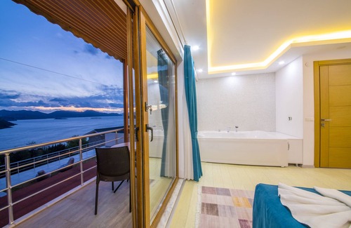 Sogut House | Villa Papatya 1: Oceanfront Retreat with Pool Access