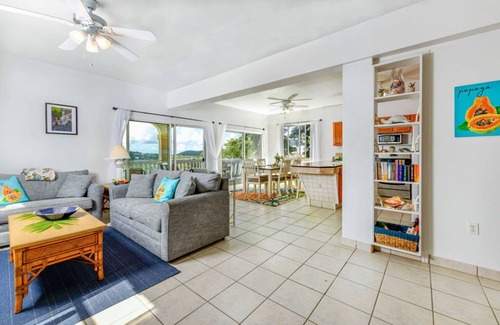 Estate Bellevue Villa | Villa Papaya: Oceanfront Escape with Pool Near Cruz Bay