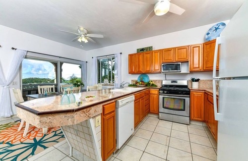 Estate Bellevue Villa | Villa Papaya: Oceanfront Escape with Pool Near Cruz Bay