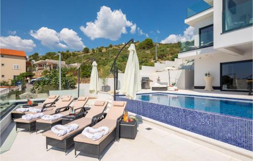 Rogoznica House | Villa Paradise View: Family-Friendly Getaway with Pool Access