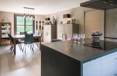 Saint-Jorioz House | Inviting Villa with Pool and Kitchen Near Lake and Bike Path