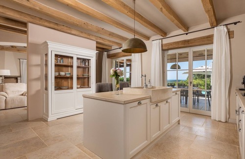 Bale Villa | Villa Plava: Panoramic Seaview with Infinity Pool & EV Charger