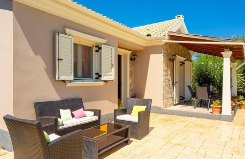 Roda Villa | Villa Popi: Private Pool Retreat Steps from the Beach