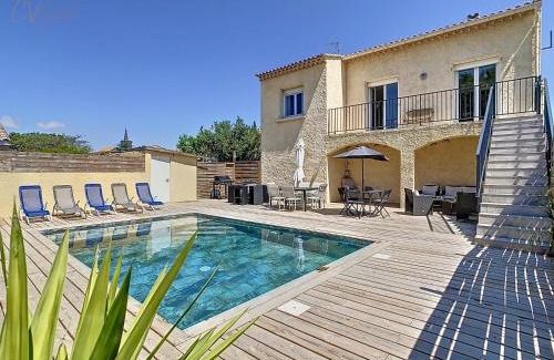 Portiragnes House | Villa Portiragnes avec piscine chauffée