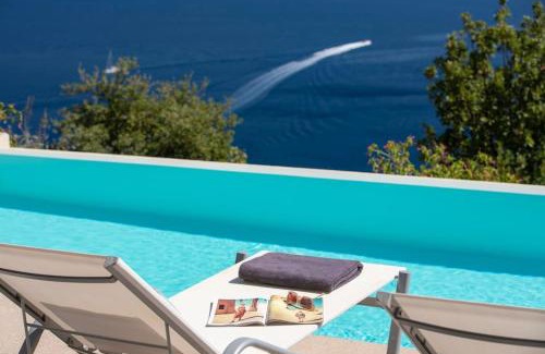 Evgiros Villa | Villa Posidonia: Scenic Views & Saltwater Pool Oasis