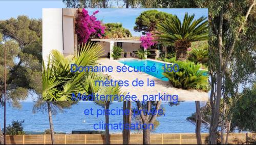 Plage de la Garonnette Villa | Relax at Villa Provençale: Oceanfront Oasis near Saint Tropez