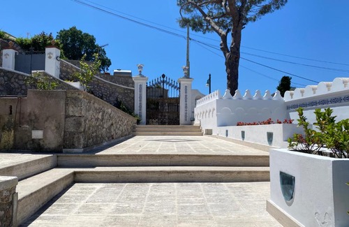 Tiberio Villa | Villa Raffaella: 4-Star Oceanfront Retreat with Pool