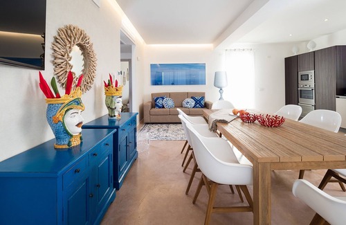 Reitani Villa | Seaside Villa in Sicily with Pool, AC & Steps to Town